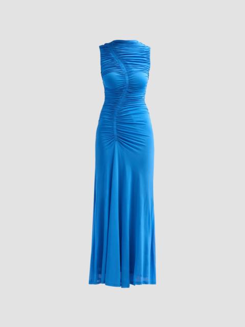 Acler Women's Femme Fatale Gillan Ruched Maxi Dress - Iris Blue