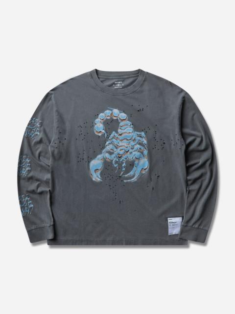 SATISFY Men's MothTech Long T-Shirt Faded Black