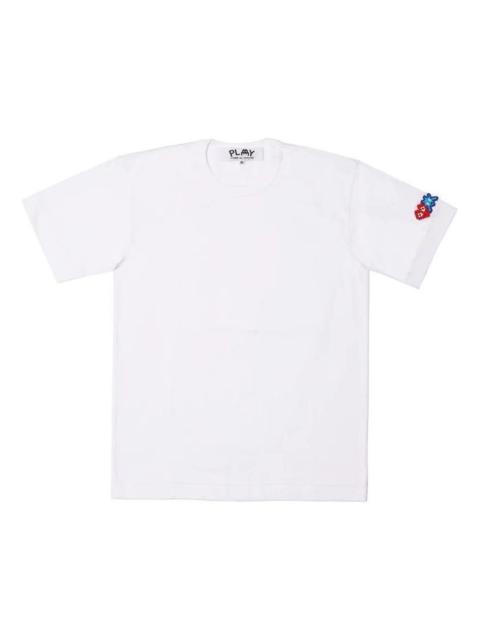 Comme des Garçons PLAY (WMNS) COMME des GARCONS PLAY FW25 Double Heart T-Shirt 'White' AZ-T327-051-3