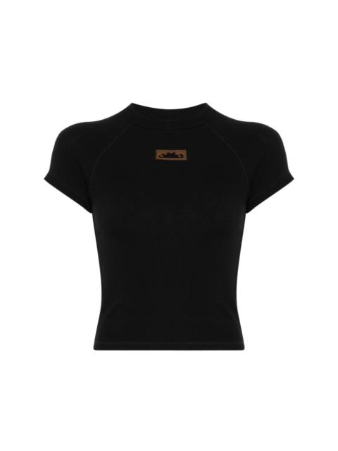 OTTOLINGER ribbed deconstructed T-shirt