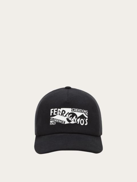FERRAGAMO Baseball cap with logo