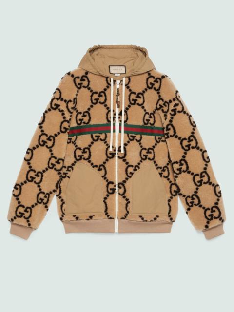 GUCCI Maxi GG wool jersey jacket