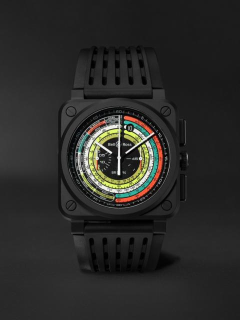 Bell & Ross BR 03-94 Multimeter Limited Edition Automatic Ceramic Watch, Ref. BR0394-SW-CE/SRB Black