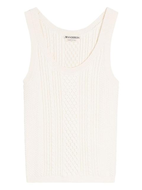 JW Anderson cable knit top