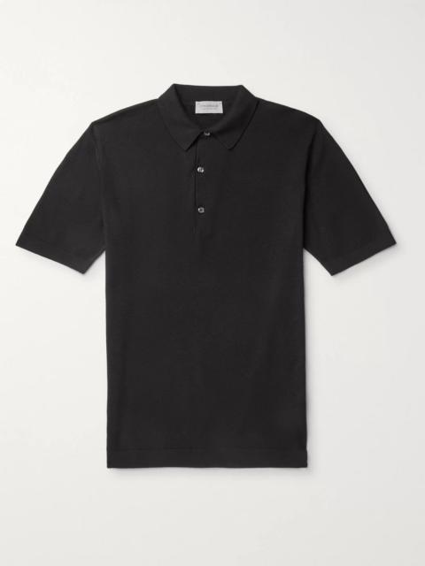 JOHN SMEDLEY Roth Sea Island Cotton Polo Shirt