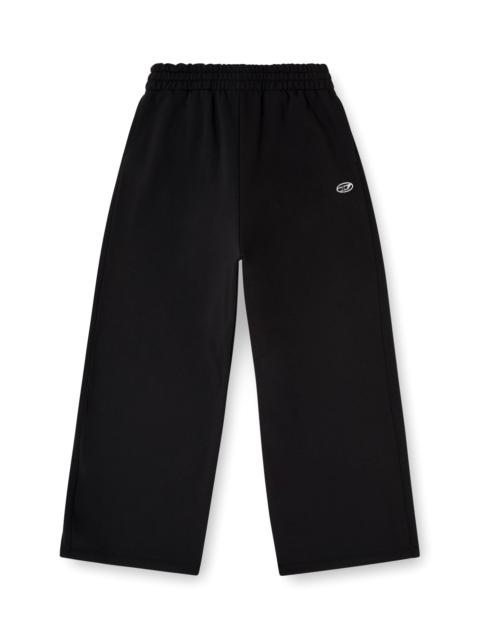 Diesel LOOSE TRACK PANTS WITH ELASTIC WAISTBAND