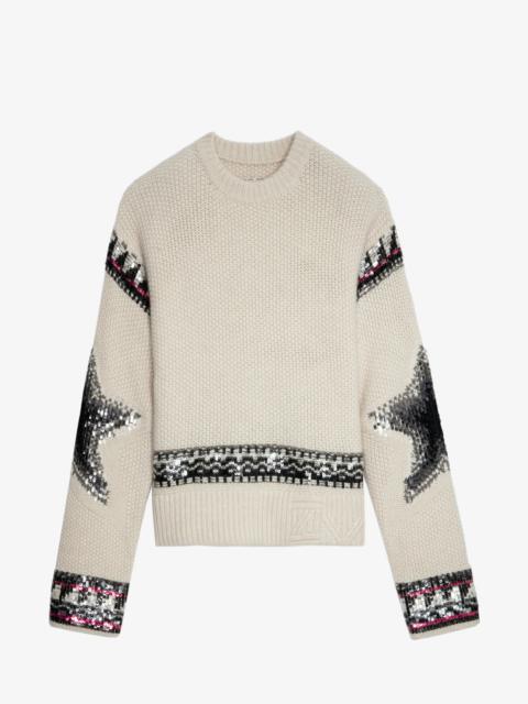Kanson Sequins Cashmere Sweater