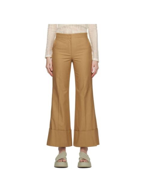 【RECTO】 HIGH-RISE CURVED LEGS WOOL PANTS RECTO high-rise wool pants | REVERSIBLE