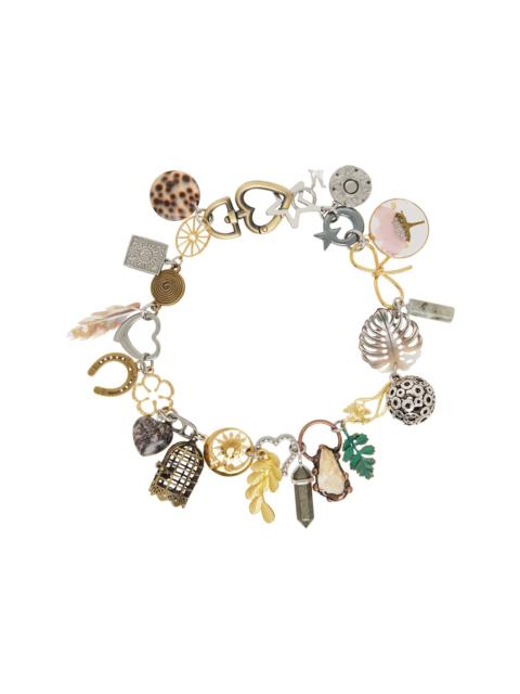 MARLAND BACKUS Multicolor Relic Charm Necklace