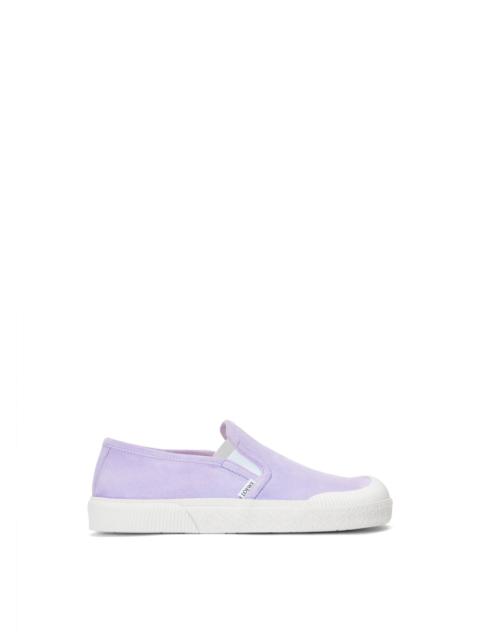 Terra Vulca slip-on sneaker in suede