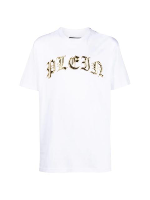 PHILIPP PLEIN logo-appliqué cotton T-shirt