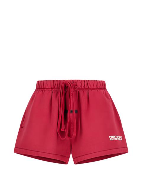 ESSENTIALS drawstring track shorts