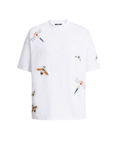 Balmain Embroidered Balmain Insect T-shirt