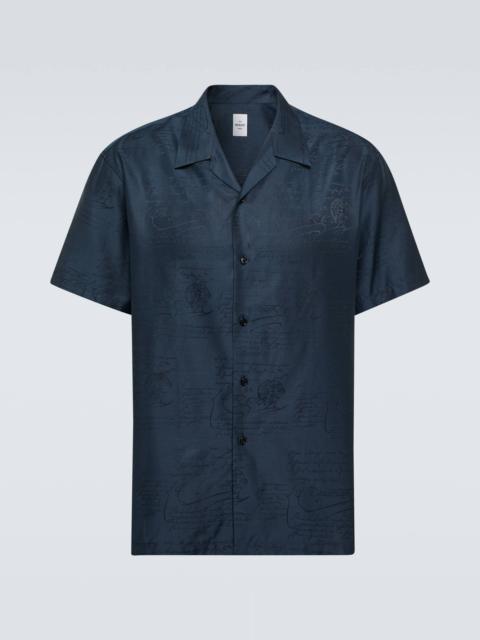 Berluti Printed silk and cotton shirt