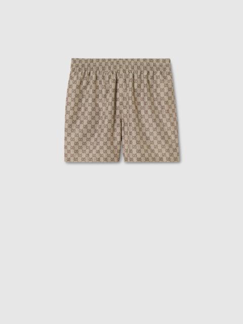 GUCCI Printed nylon swim shorts