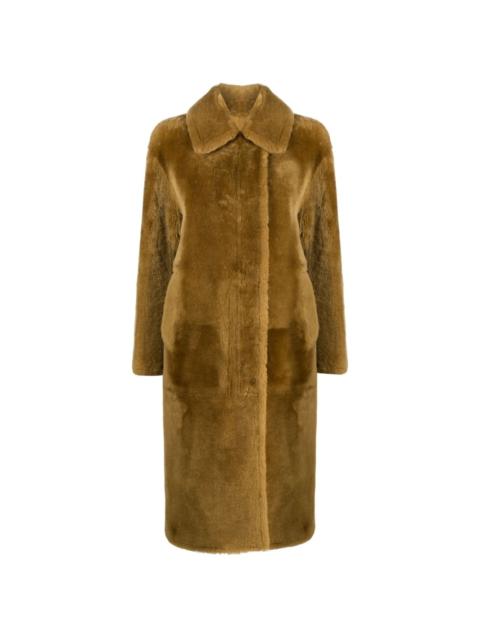 Yves Salomon faux-fur mid-length coat
