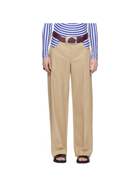 Jean Paul Gaultier Beige 'The Chino' Trousers