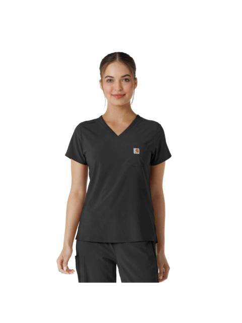 Carhartt Women's Force Cross-Flex Tuck-In Scrub Top
