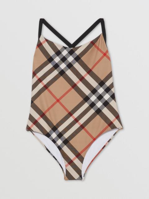 Burberry Check Swimsuit