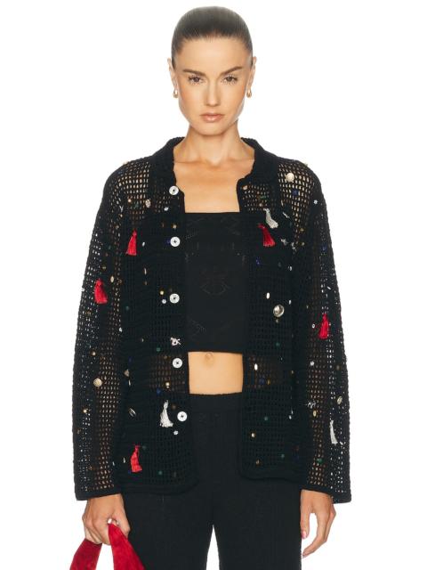 BODE Crochet Charm Shirt