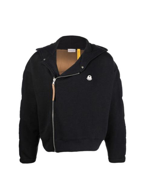 Palm Angels x Moncler side zip fastening padded jacket