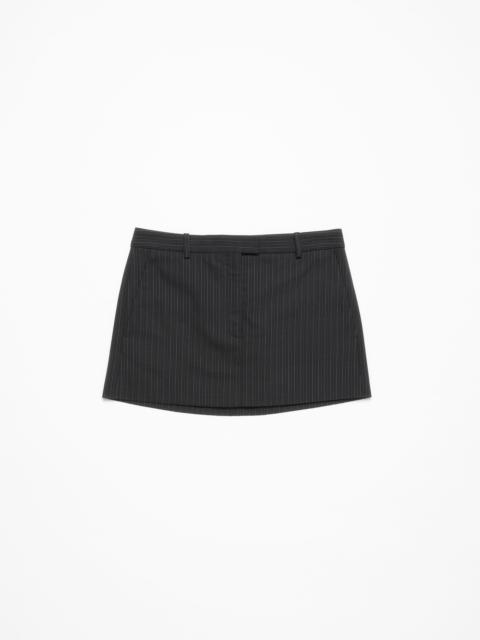 Acne Studios Pinstripe skirt - Black