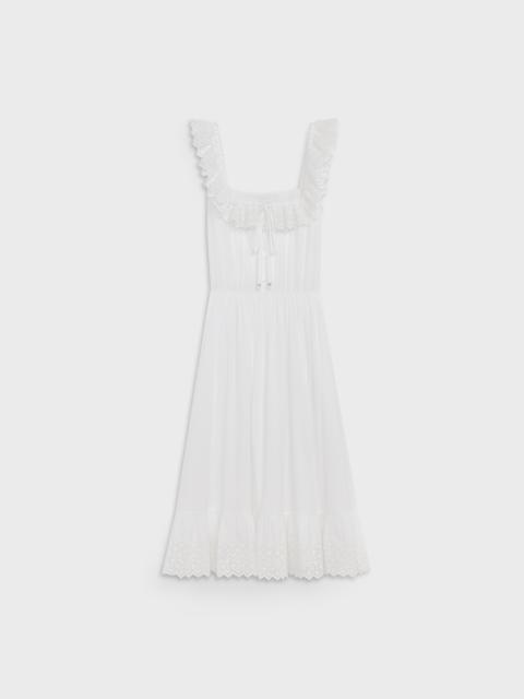CELINE PRAIRIE DRESS IN COTTON PERCALE
