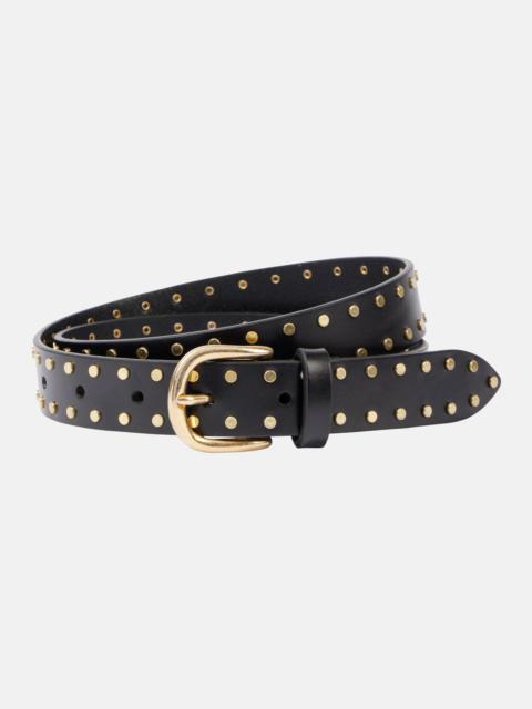 Isabel Marant Zap studded leather belt