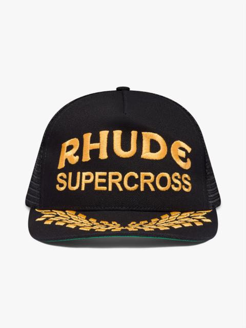 Rhude CANVAS SUPERCROSS TRUCKER HAT