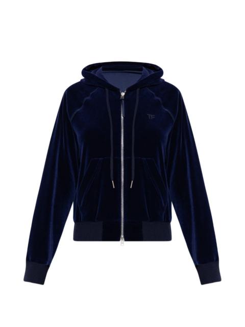 TOM FORD hooded zip knitwear