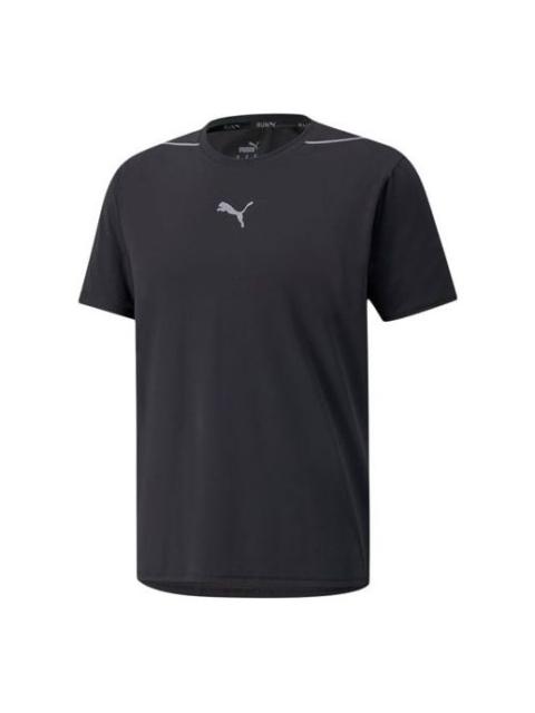 PUMA PUMA Outdoor Sports Running Round Neck Short Sleeve Black 520851-01
