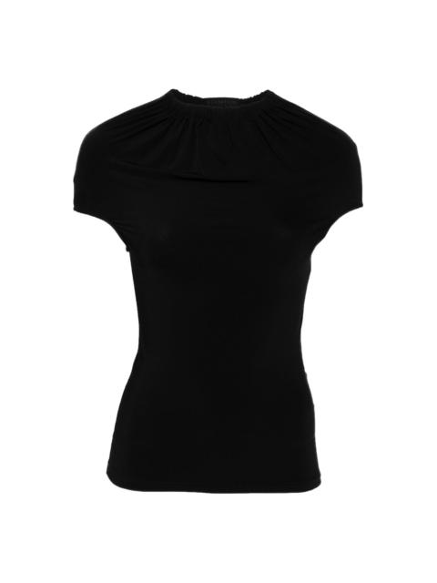 ALAINPAUL gathered-neck top