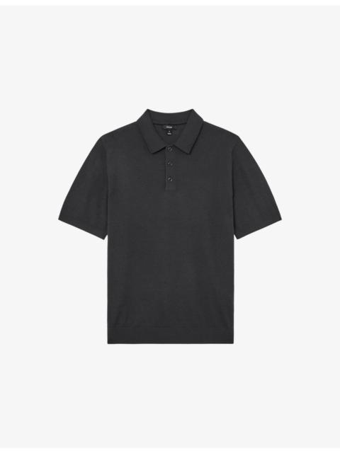 REISS Manor Regular-Fit Merino Wool Polo Shirt