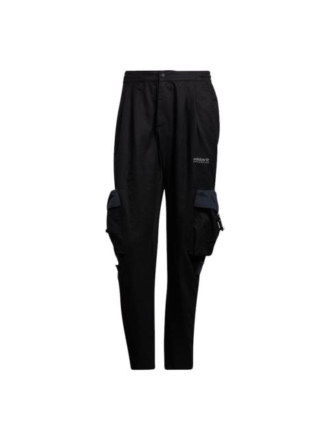 Men's adidas originals Adv Track Pant Big Pocket Sports Pants/Trousers/Joggers Black HC0383