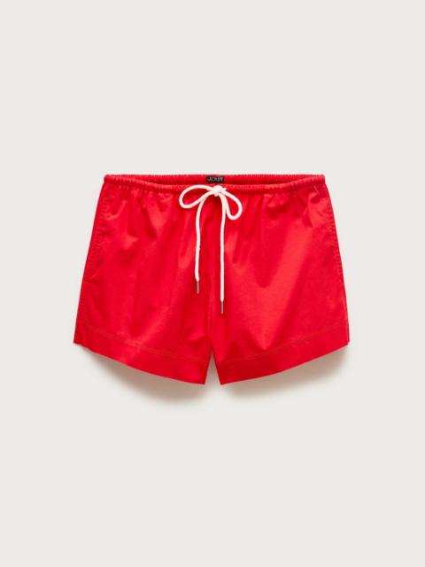 J.CREW Cruise drawstring short in cotton poplin