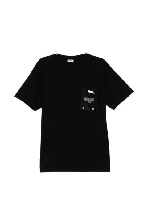 Moschino logo-print pocket T-shirt