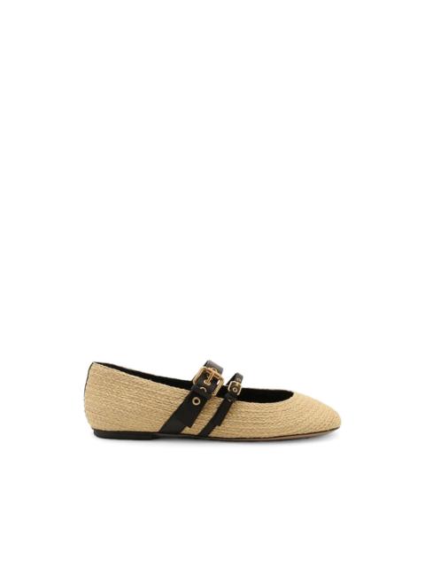 FARM RIO buckle-strap ballet flats