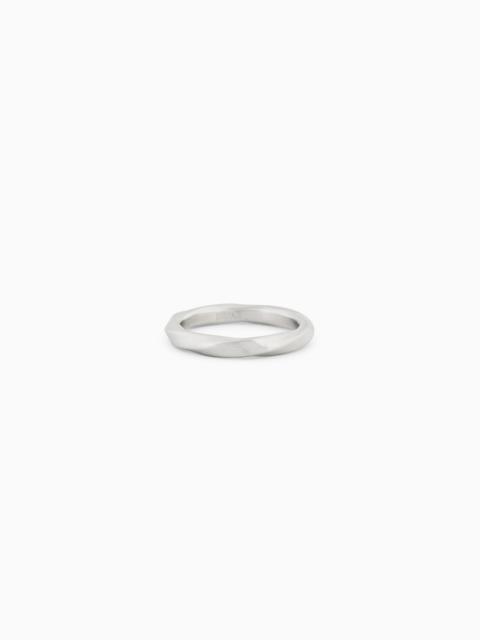 EMPORIO ARMANI STAINLESS STEEL BAND RING