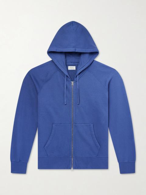 Hartford Cotton-Jersey Zip-Up Hoodie