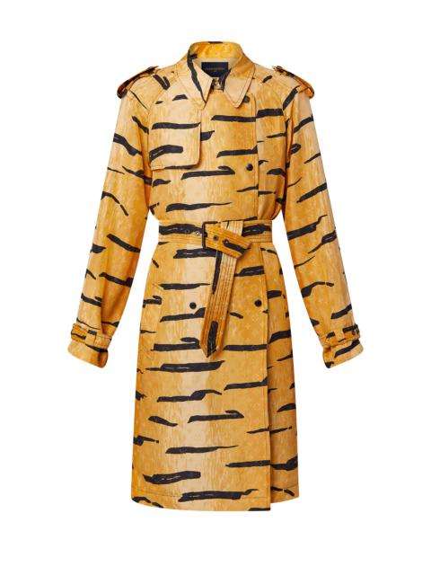 Louis Vuitton Tiger Print Trench Coat
