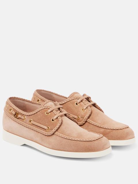 Valentino Palm Avenue suede boat shoes
