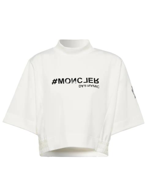 Moncler Grenoble Printed cropped T-shirt