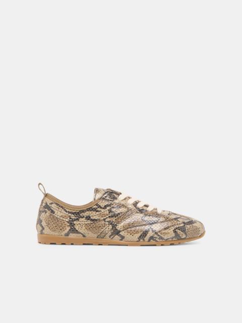 dolce vita VIPER SNEAKERS SNAKE PRINT EMBOSSED LEATHER