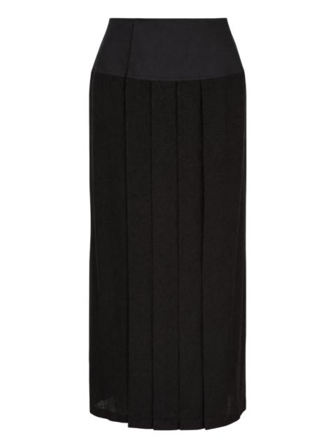 Yohji Yamamoto Pleated Under Skirt for Kimono