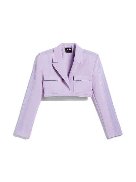 adidas adidas Ivy Park Cropped Suit Jacket Purple Glow