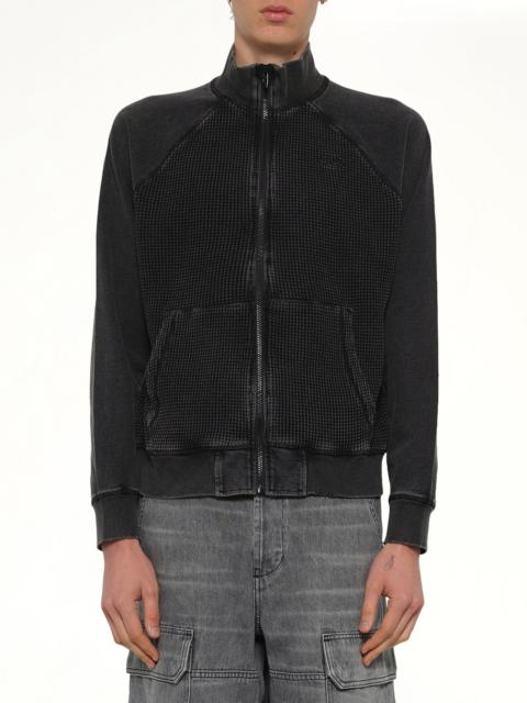 Diesel S-WAFY-ZIP-RAG Jacket in Black