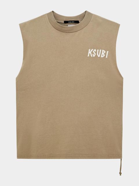 Ksubi Men's Cut Off Ekcess Oversized Sleeveless T-Shirt