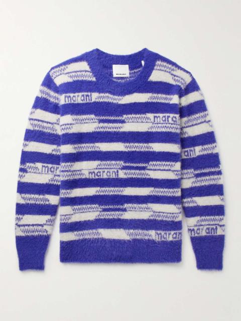 Logo-Jacquard Knitted Sweater