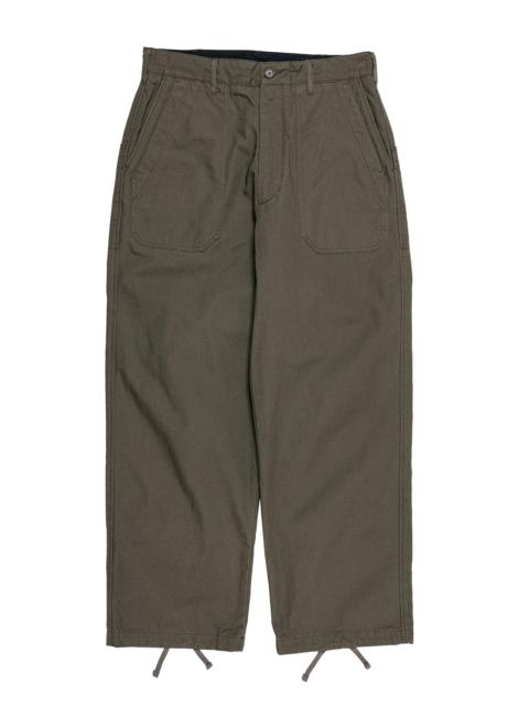 Engineered Garments Security Pant Olive Heavyweight Cotton Ripstop