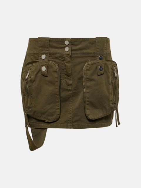 Blumarine Cotton twill miniskirt